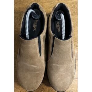 EUC Men’s 10 W Brazos Workforce Slip On Leather Steel Toe Work‎ Shoes